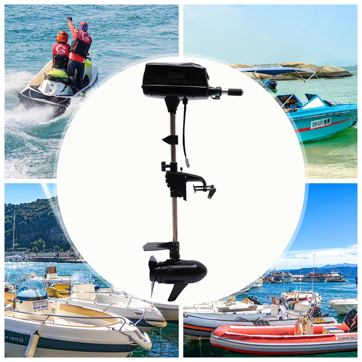 2.2KW Electric Outboard Motor Boat Engine Z878