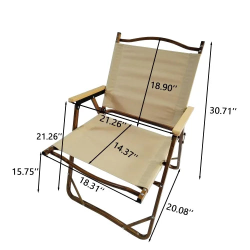 Foldable Portable Dining Set with 1 Table & 4 Chairs Z3572