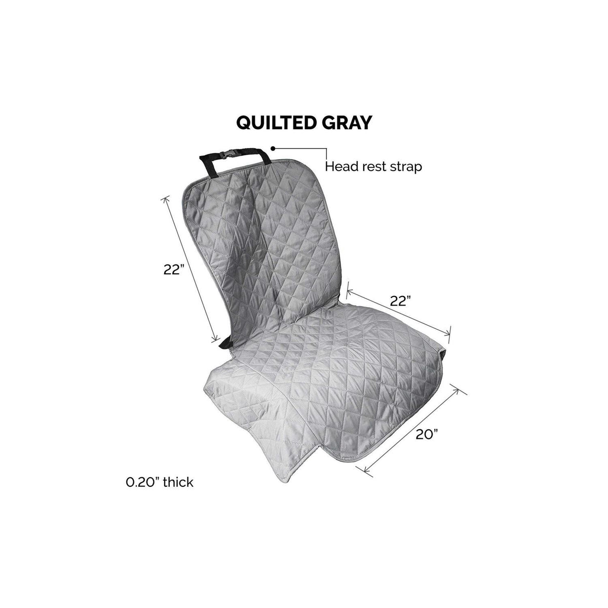 Pet Car Barrier & Seat Protector with Carry Bag S75244