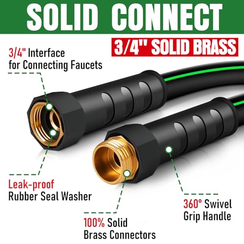 Heavy Duty 25ft Non-Expandable Kink Resistant Water Hose V950227