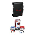 400 Watt 4-Channel Car Audio Amplifier and 8 Gauge Wiring Kit G95065