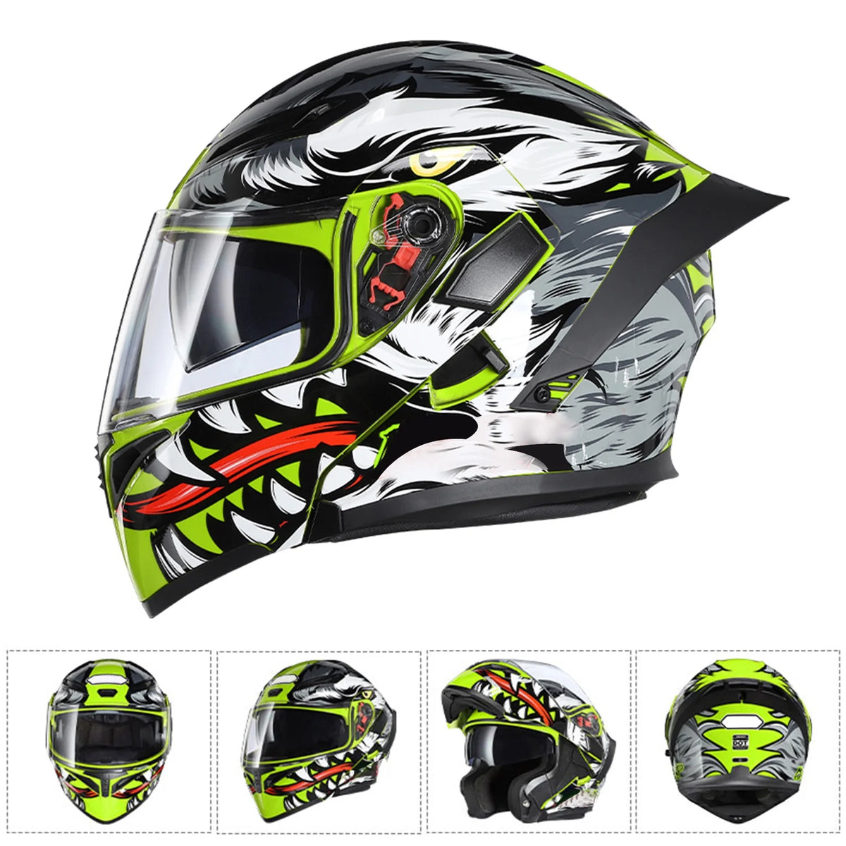 Motorcycle Full Face Helmet P574