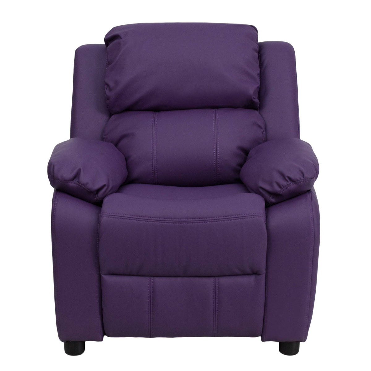 Pink Vinyl Upholstered Recliner N3780
