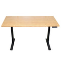 Electric Adjustable Height Standing Desk Black / 60x30x22 Natural Bamboo R1853
