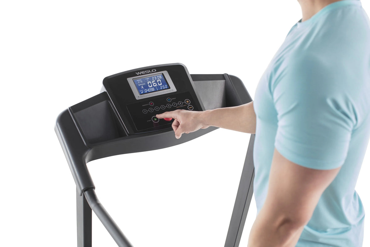 Folding Treadmill with 8 MPH QuickSpeed Controls Y153
