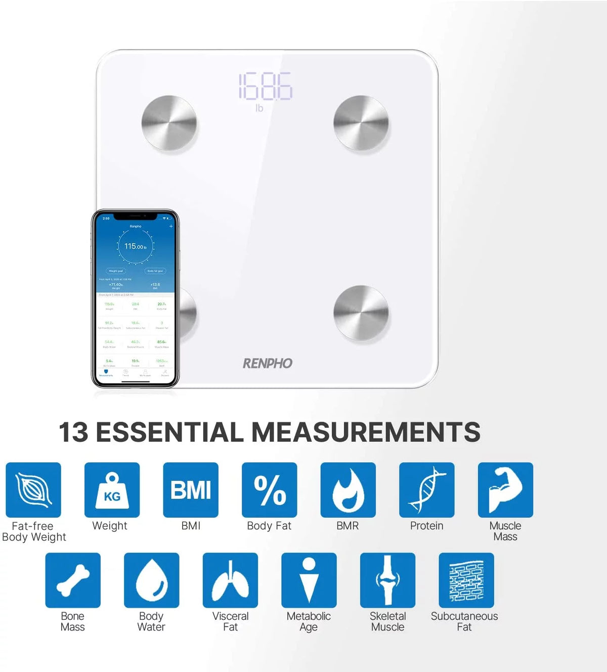 Digital Body Weight Scale I839
