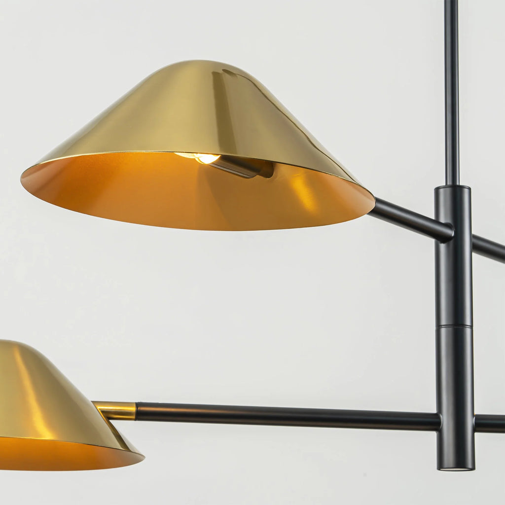 4-Light Dimmable Linear Chandelier C4535