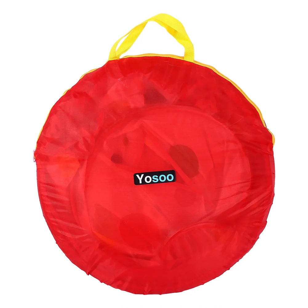 3 in 1 Kids Play Tent with Tunnel and Ball Pit A49874