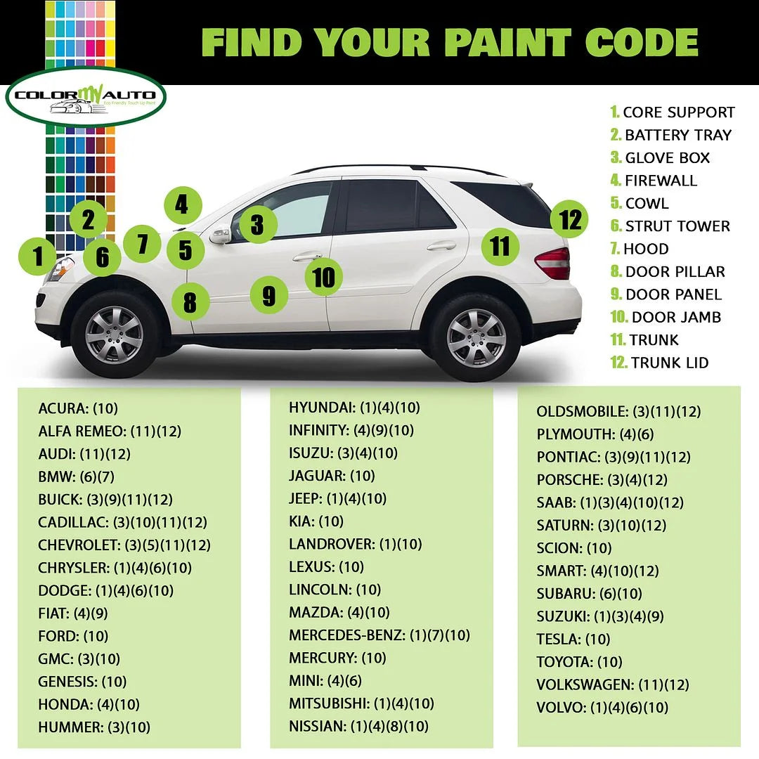 Single Stage Automotive Paint 1 Oz Bottle F741
