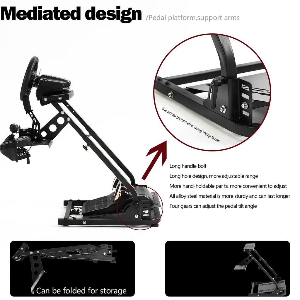 Foldable Racing Steering Wheel Stand D30501