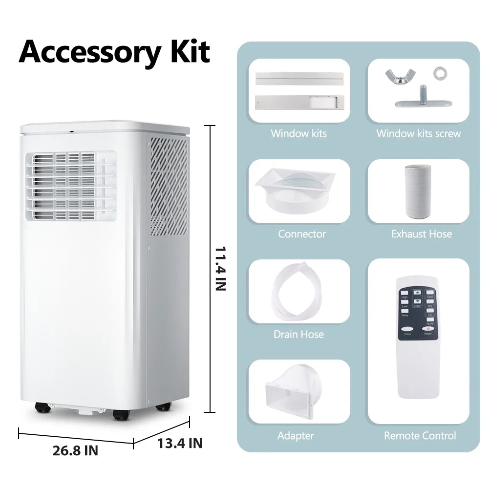 Portable Air Conditioner 6000BTU Indoor AC Unit Dehumidifier H3994