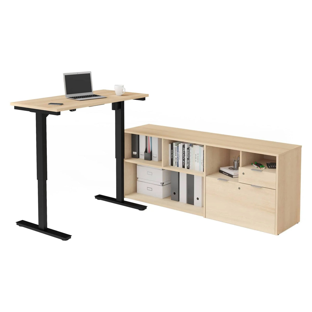 Height Adjustable L-Desk K830