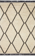 Cream Charcoal 6'5 x 9'2 Rug Y96881