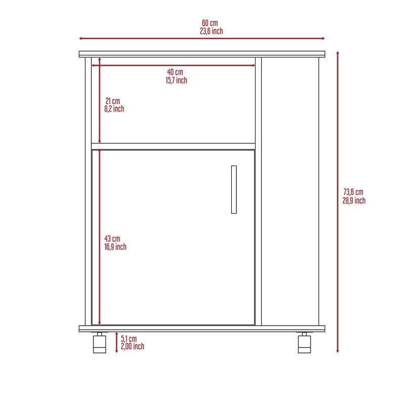 2-Piece Microwave Cabinet Set T1651
