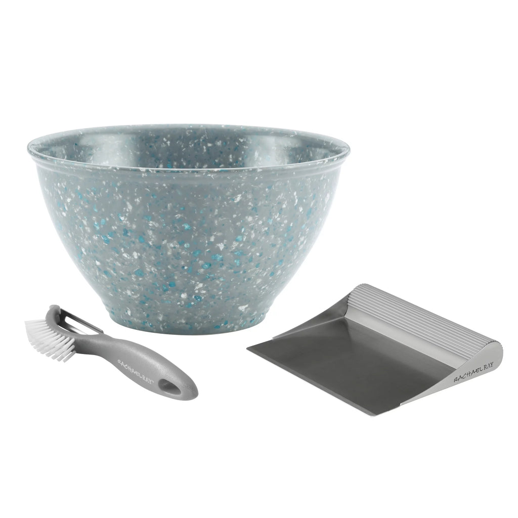 3-Piece Sea Salt Gray Kitchen Prep Set X694