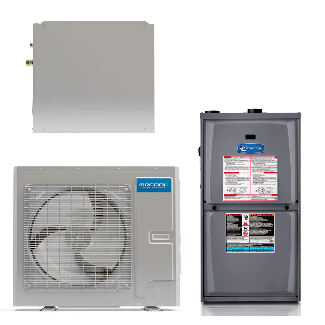 2-3 Ton Central Air Conditioner and 80% AFUE Gas Furnace Split System X66138