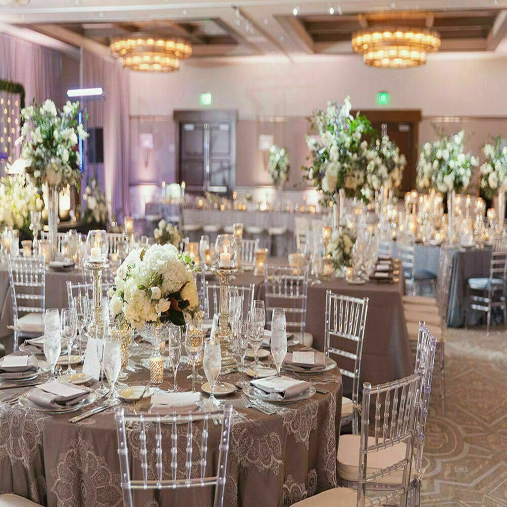 4 Pcs Stacking Clear Chiavari Chairs J968935
