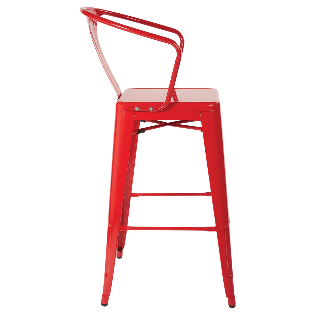 Red Cafe Stool M86217
