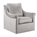 Upholstered Swivel Accent Chair D149