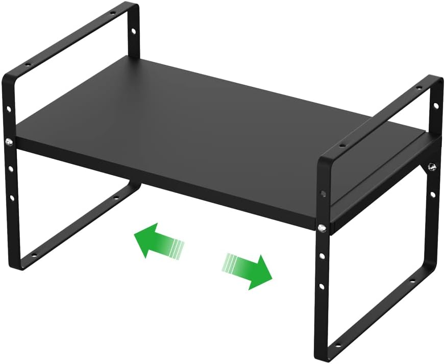 White Expandable Countertop Shelf 3 Packs N670311