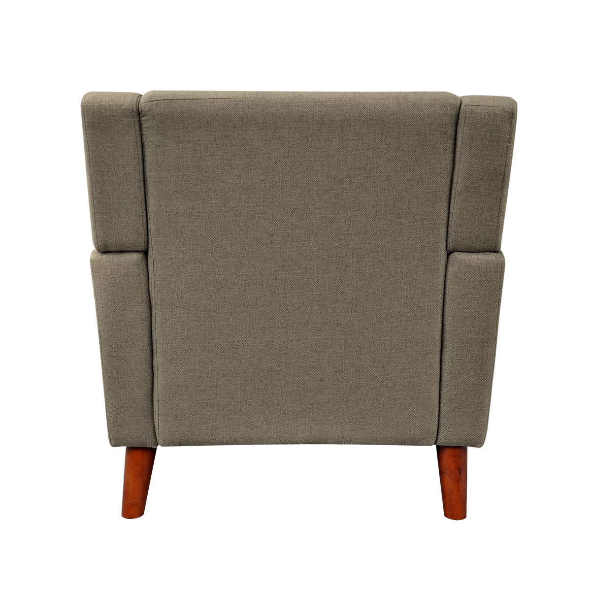 Mocha Tufted Fabric Arm Chair K8225