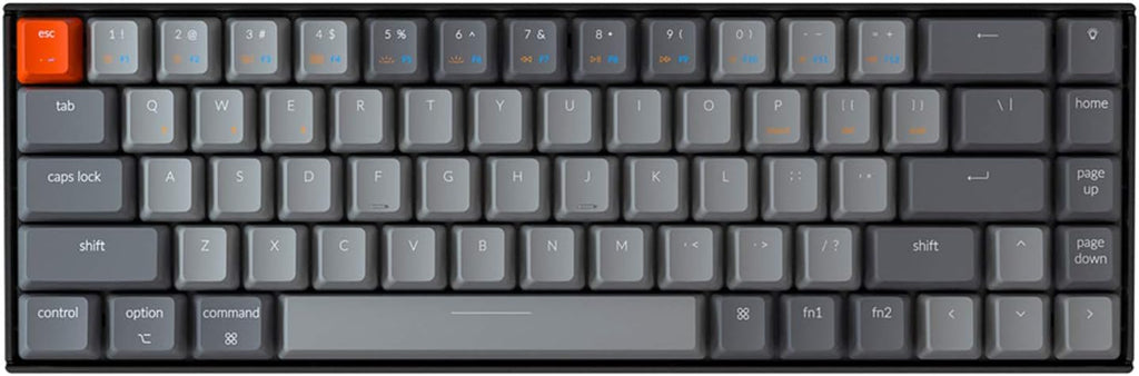 Hot Swappable Wireless Mechanical Gaming Keyboard 65% Compact 68-Key RGB M38584