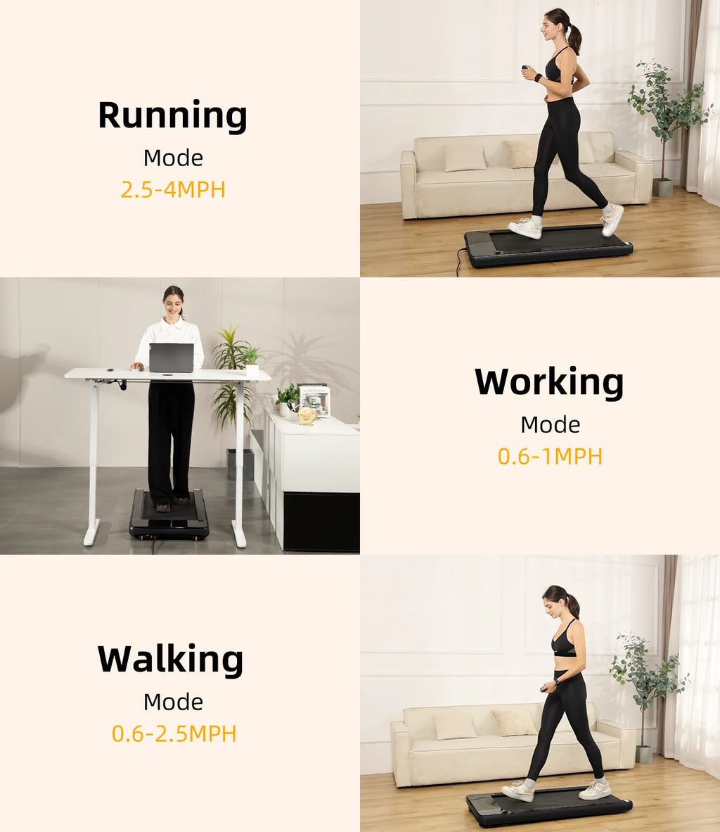 Under Desk Treadmill with Remote Control LED Display T525