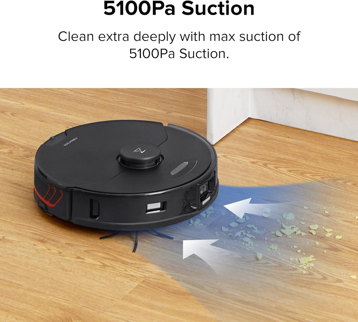 Robot Vacuum and Sonic Mop with 5100Pa Suction J474114