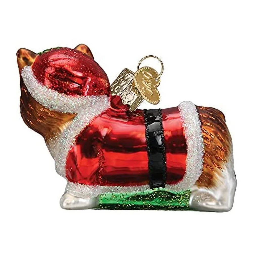Corgi Puppy Glass Ornament D263579