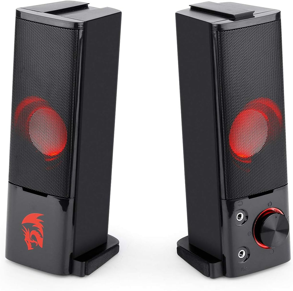 2.0 Channel Stereo Desktop Computer Speakers with Headphone Jack, USB Powered, Pack of 2 R6227