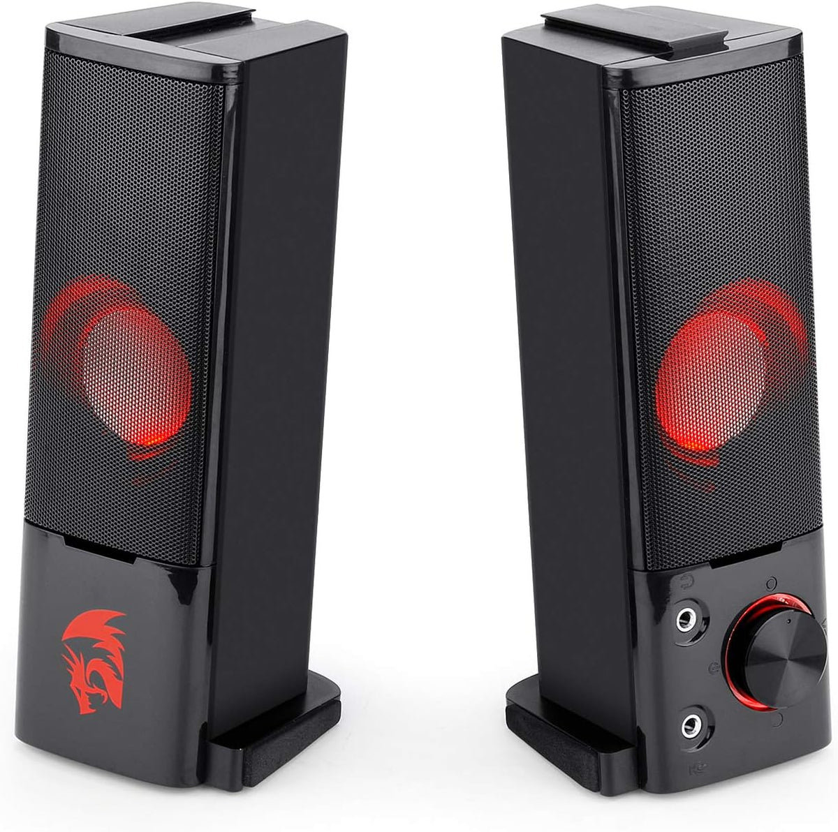 2.0 Channel Stereo Desktop Computer Speakers with Headphone Jack, USB Powered, Pack of 2 R6227