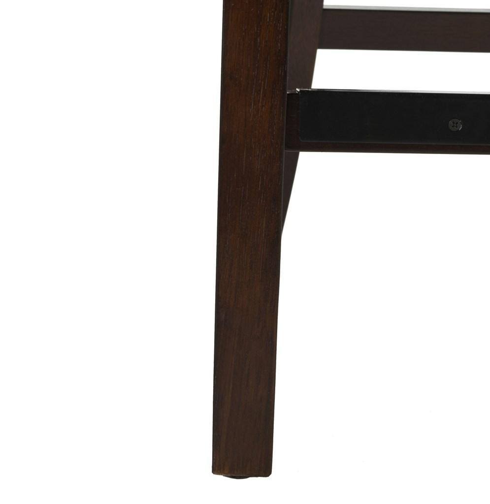 Navy Tufted Wing Back Counter Stool Q317