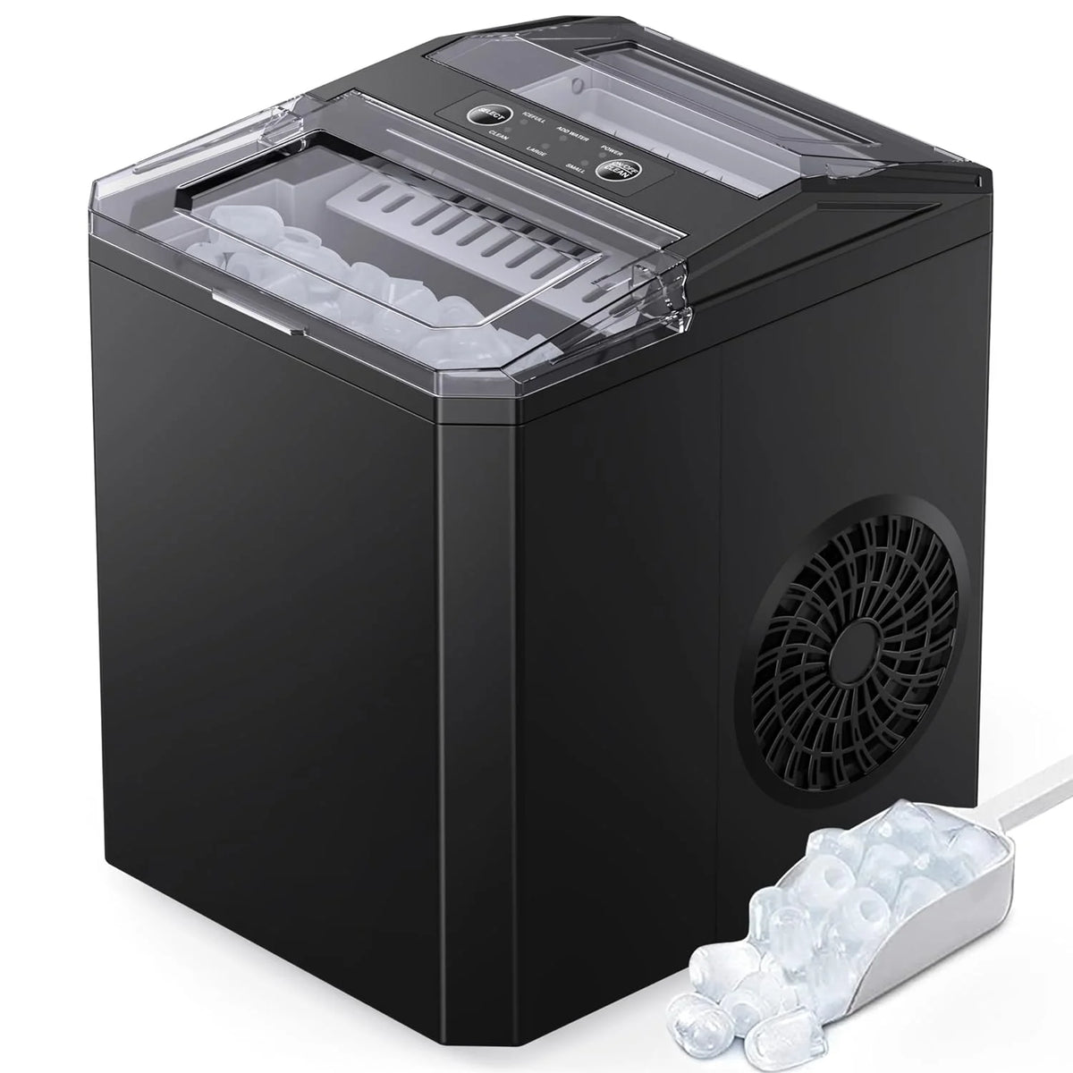Portable Countertop Ice Maker 26lbs/24hrs Black C617