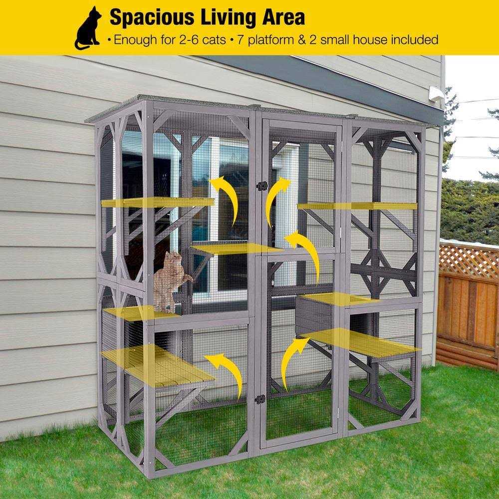 Extra Large Outdoor Cat Enclosure Q8514