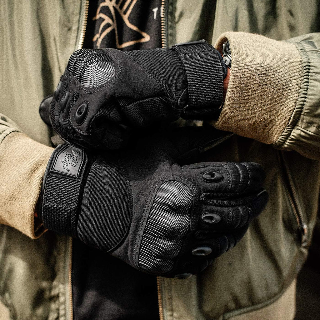 Lightweight Carbon Fiber Motorcycle Gloves with Touch Screen Fingertips Z974