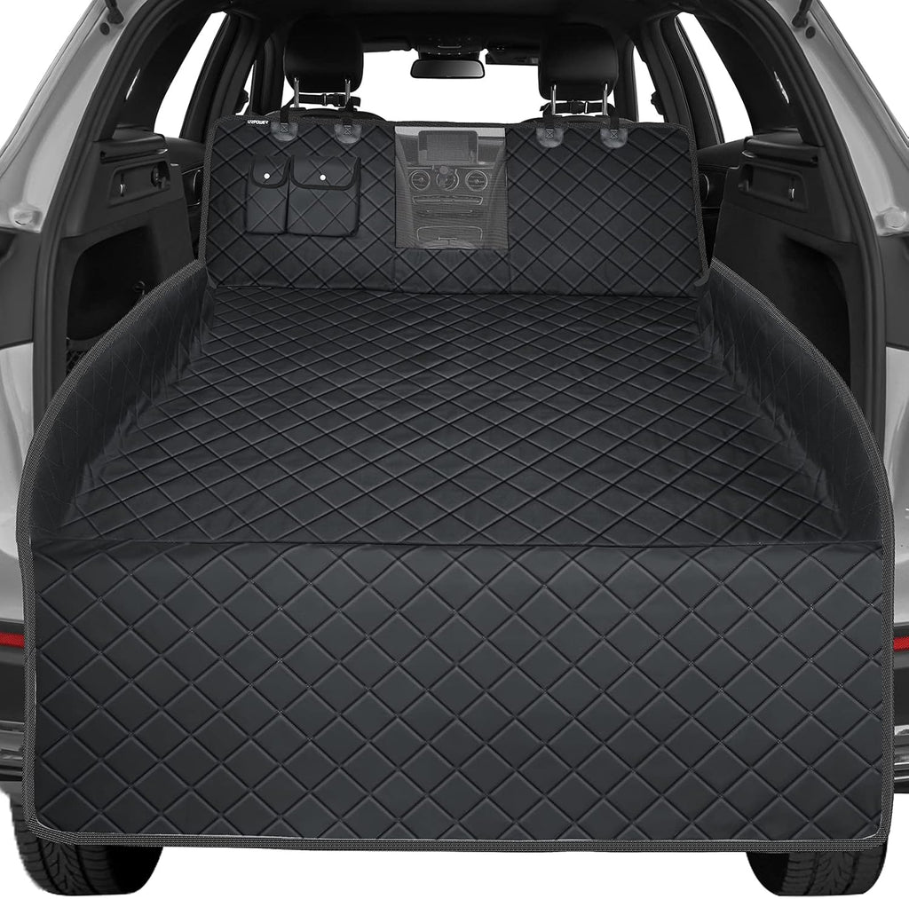 Waterproof Nonslip Dog Cargo Liner with Storage Pockets Pack of 2 A6876