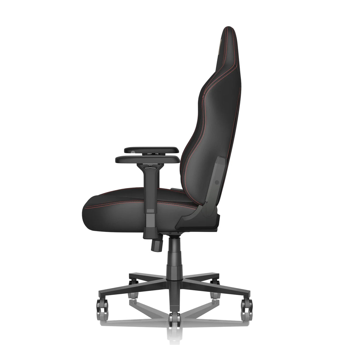 Black PU Leather Ergonomic Gaming Chair with Lumbar Support H6199
