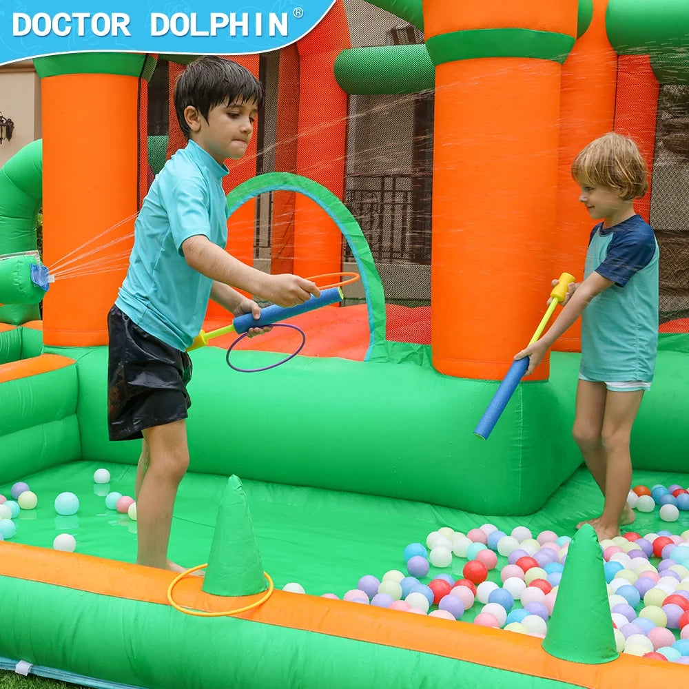 Inflatable Water Slide Bounce House with Blower R3987