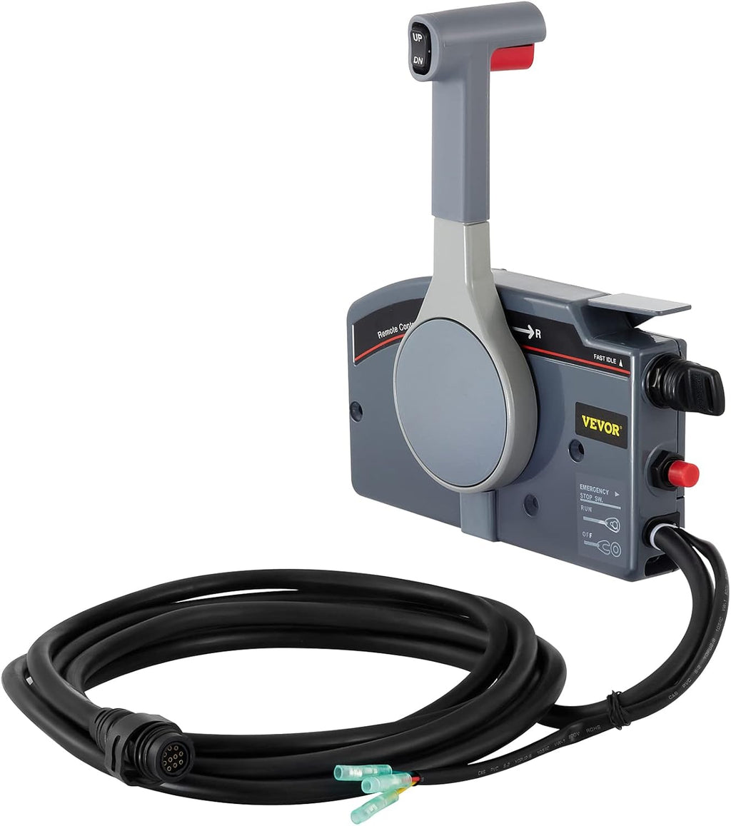 Outboard Remote Control Box Side Mount 10 Pin Cable 19.6 Feet Harness H5675