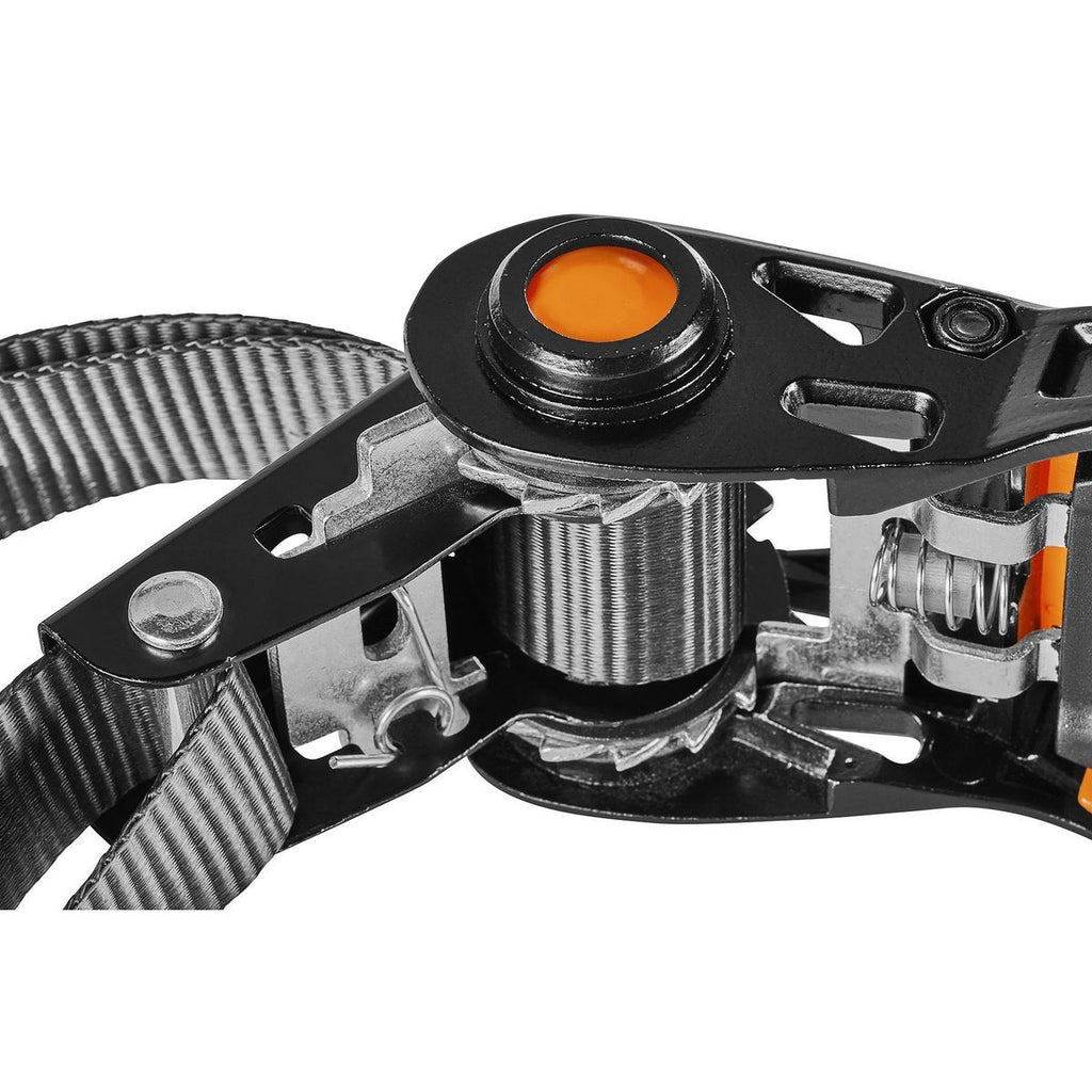 500 lb. Capacity 1 in. x 12 ft. Ratcheting Tie-Downs, 2-Pack Q932574