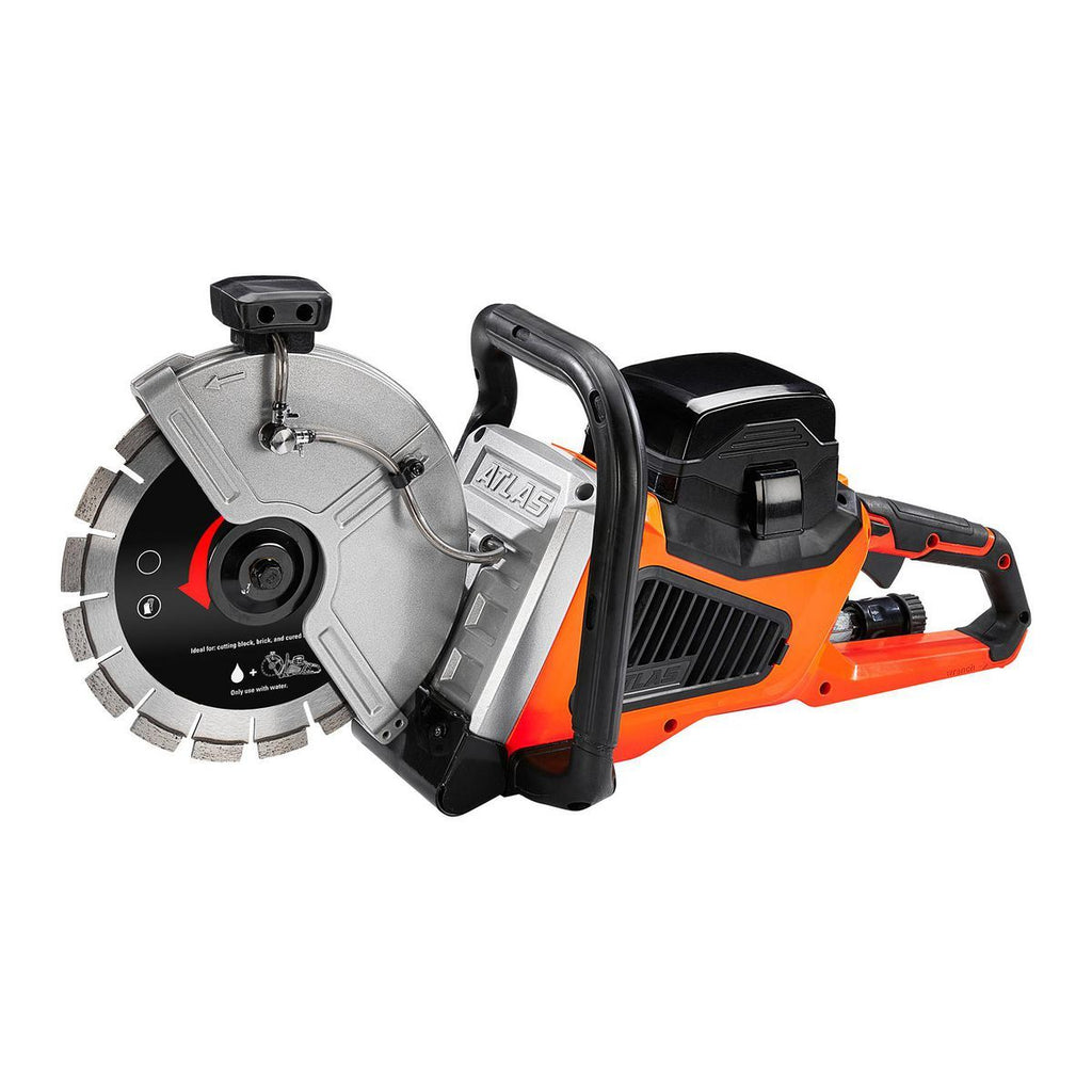 80V Brushless Cordless 9 in. Concrete Cut-Off Saw Kit with 4 Ah Battery and Charger W439