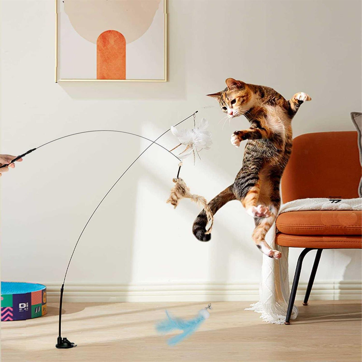 Cat Toy Wand Interactive Toys L55690