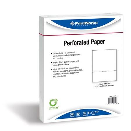 8.5 x 11 White Paper 20lb 2500/Carton N201600