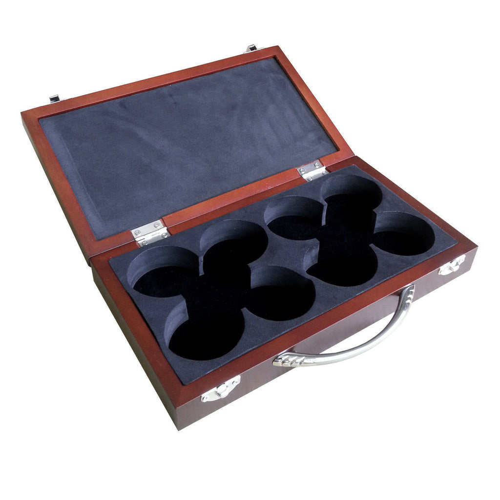 Set of 8 Shuffleboard Pucks with Case X24399