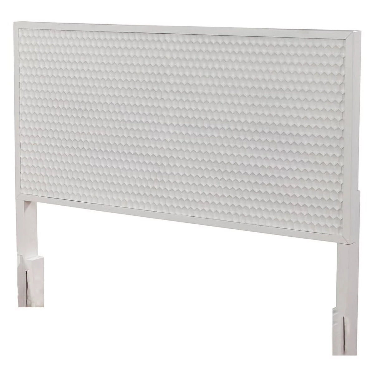 Queen Headboard & Mini Wood Desk in White I2449
