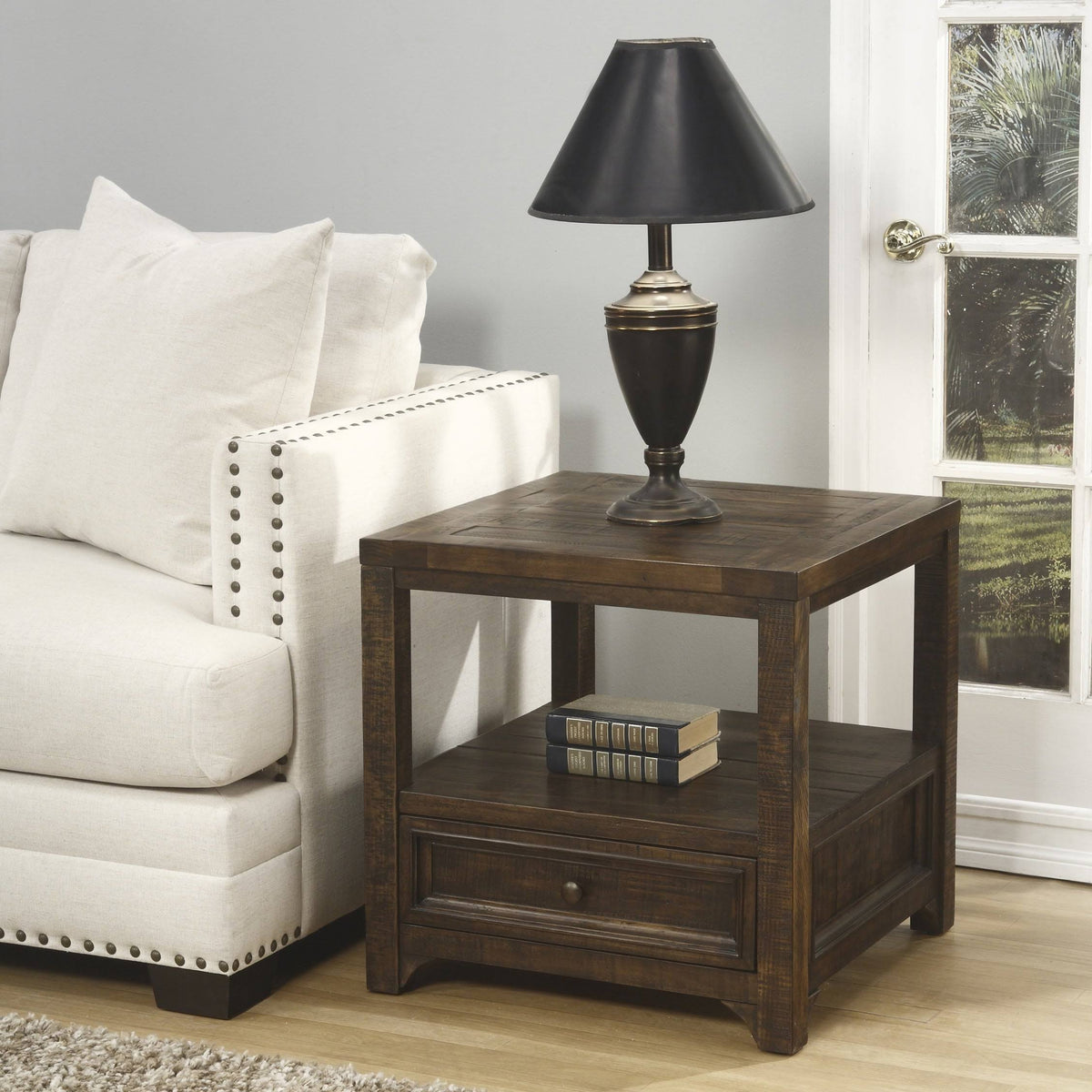 Solid Wood End Table X73161