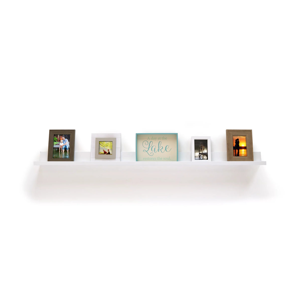 White Wood Floating Shelf J21239