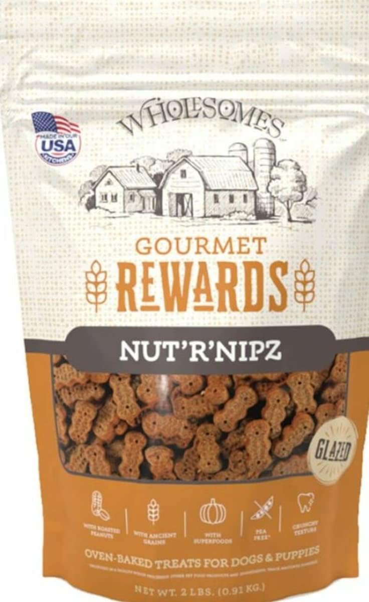 Peanut Butter Dog Biscuits, 2Lb. Bag U477970