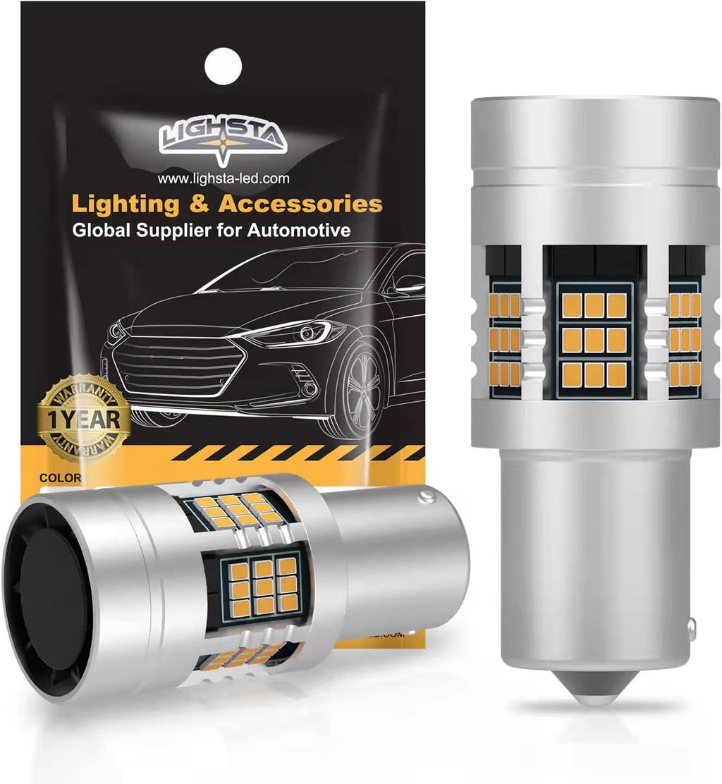 7443 7444 T20 992 7444NA Switchback LED Bulbs Dual Color Amber Yellow Turn Signal White Daytime Running Parking Lights Pack of 2 Q800