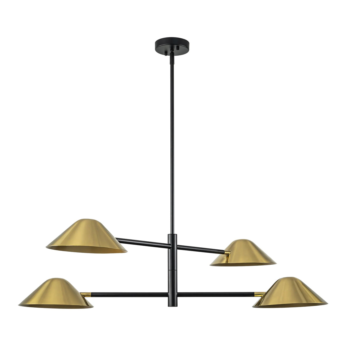 4-Light Dimmable Linear Chandelier C4535